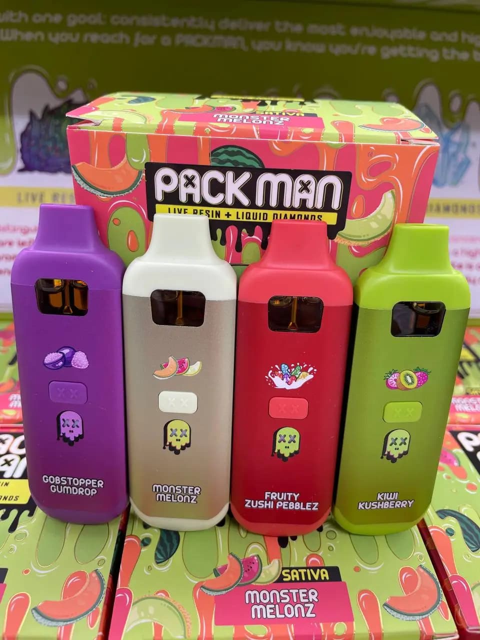 Pod THC Packman 2ml - Live Resin + Liquid Diamonds