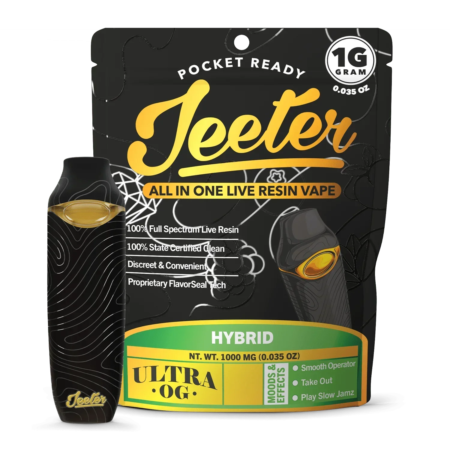 POD THC LIVE RESIN JEETER 1ML