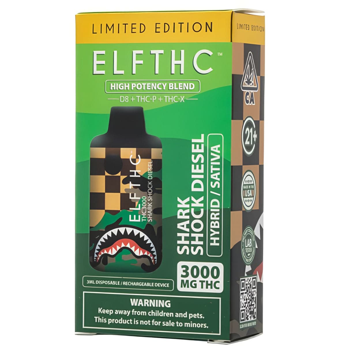 POD THC ELFTHC 3ML - ELITE PERFORMANCE