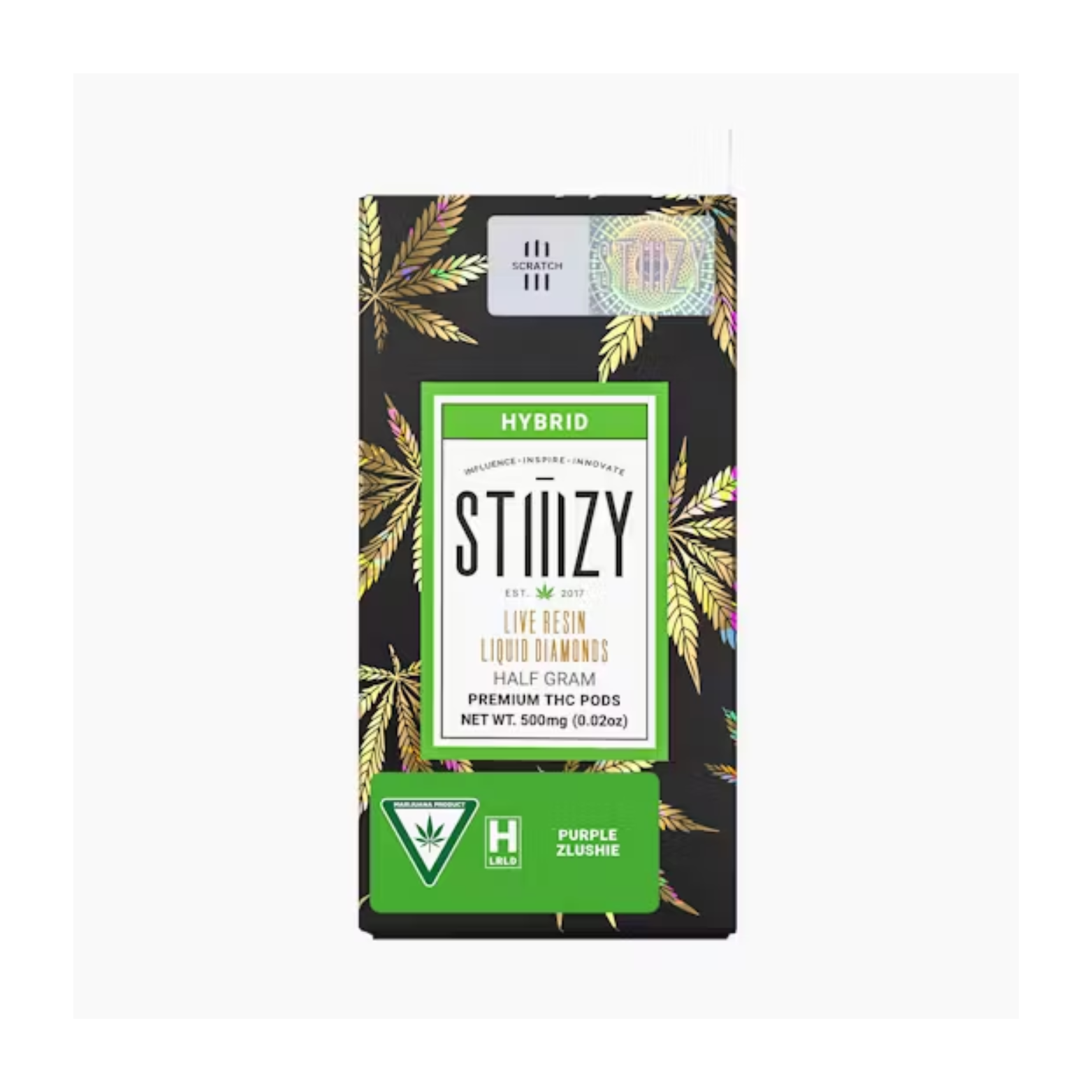 Refil Thc Stiiizy - Live Resin Liquid Diamonds - 500MG Purple Zlushie